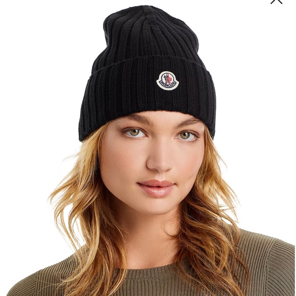 NEW w/tags Auth. MONCLER wool beanie HAT ONE sz fits most UNISEX - Picture 13 of 16